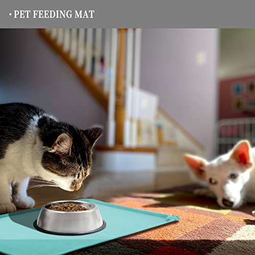Reopet Silicone Dog Cat Bowl Mat Non-Stick Food Pad Water Cushion Waterproof - Multiple Colors, Sizes & Purposes #TOP5