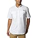 Columbia Blood and Guts III Short Sleeve Woven Shirt, White, Medium