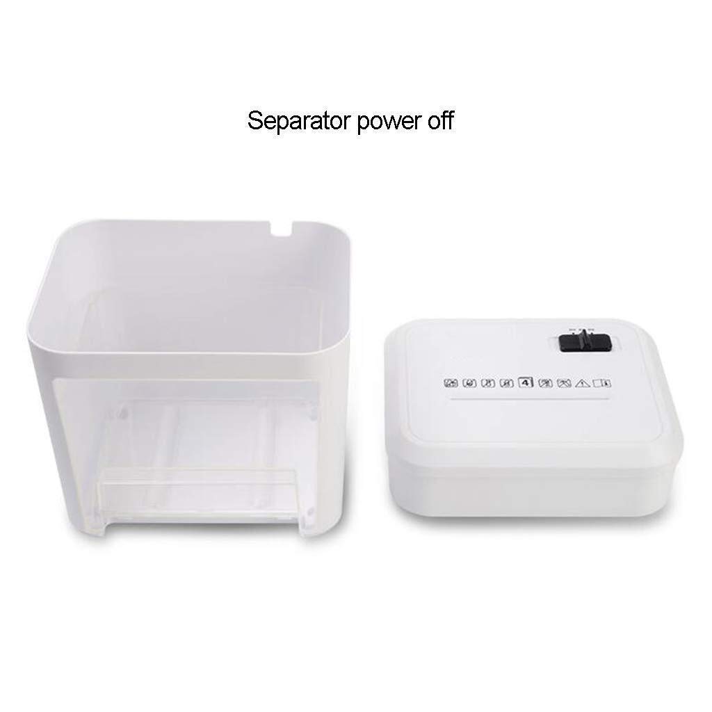 Tira Cortada trituradora de Papel, destruye CD, Tarjetas de crédito, Clips de Papel for Oficina con Chippers Trituradora, 3.5L Pequeño Trituradora, Oficina del Consumidor