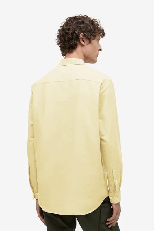 Image of BE ACTIVE Men's Oxford Cotton Lycra Casual Shirt || Men Stylish Shirt || Full Sleeves || Simple Shirt for Men || Timeless Style & Comfort