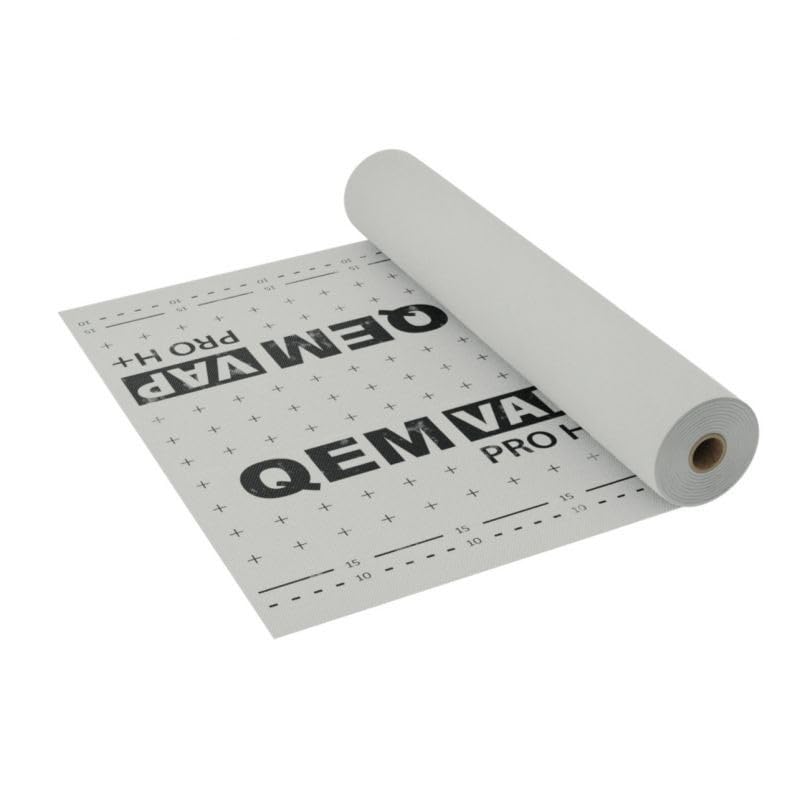 Ecran pare vapeur actif QEMVAP PRO H+ membrane d'étanchéité 75m²