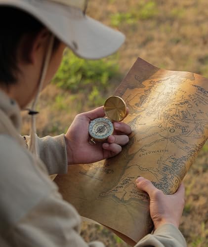 Image of Compass, Compass for Directions, Direction Survival for Hiking Hunting Outdoor Military Navigation Tool
