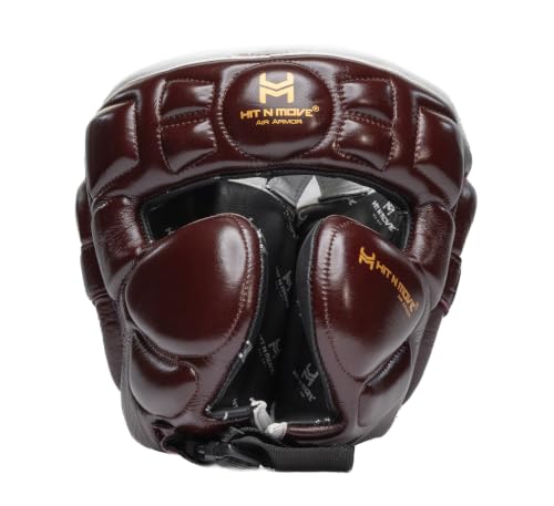 Image of HIT N MOVE Air Armor Precision Boxing Headgear - Lightweight & Protective Headgear for Men and Women in MMA, Kickboxing, Muay Thai, Training & Sparring and Combat
