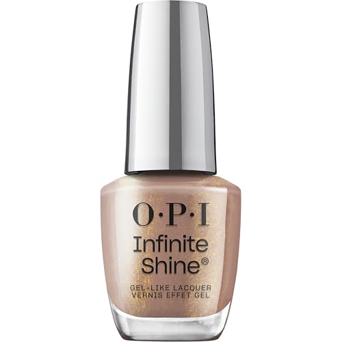 OPI Infinite Shine Track Suited Cutie | Semi-Sheer Soft Neutral Mauve Gold Shimmer Long Wear Gel Like Nail Polish | What's Your Mani-tude | Fall 2025