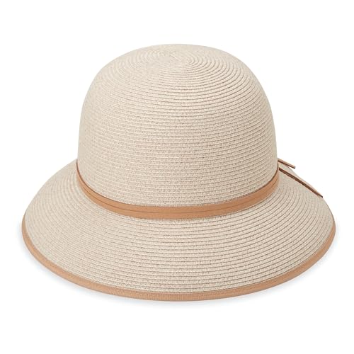 Wallaroo Lady Brett Hat (Mixed Camel) – Jane Seymour W Collection | Women’s UPF 50+ Flexi-Weave | 3-Inch Brim | Packable Adjustable Fit | Perfect for Travel, Brunch, Art Walks, Stylish Events