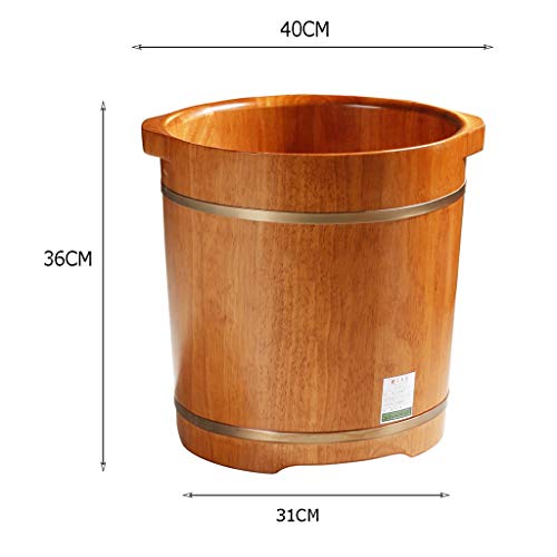 Bañera de madera para pedicure y spa de pies miniatura 3