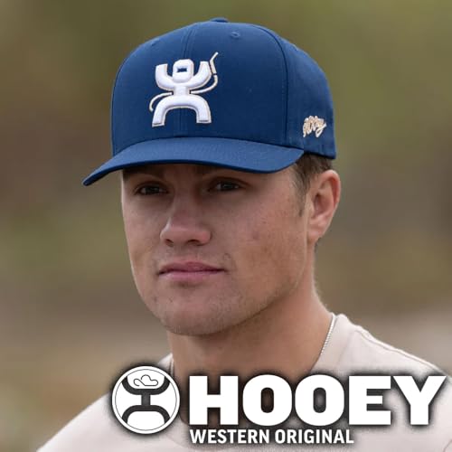 Image of HOOEY Arc Trucker Hat for Men - Adjustable Snapback Baseball Cap - Western Work Hat for Welders Structured 6 Panel