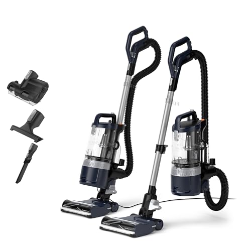 Vax LiftOut Multi Pet Corded Upright Bagless Vacuum Cleaner, Lightweight, Handheld Tool Attachments for Pet Hair, Car, Upholstery, Bed, Mattress, Home cleaning, 600W, 6.63kg, Blue/Silver, CDUP-LOPP