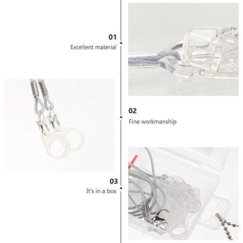 VILLCASE 1 Conjunto de Presilha para Aparelhos Auditivos Suporte Bte Corda Anti-Perda Portátil Corda