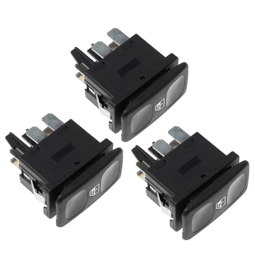 Commutateur de lève-vitre pour VW Jetta commande de régulateur console de fenêtre pack de 3 pcs