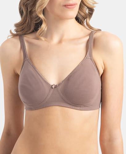 Image of Jockey 1722 Women Wirefree Non Padded Super Combed Cotton Elastane Stretch Medium Coverage Everyday Bra with Concealed Shaper Panel