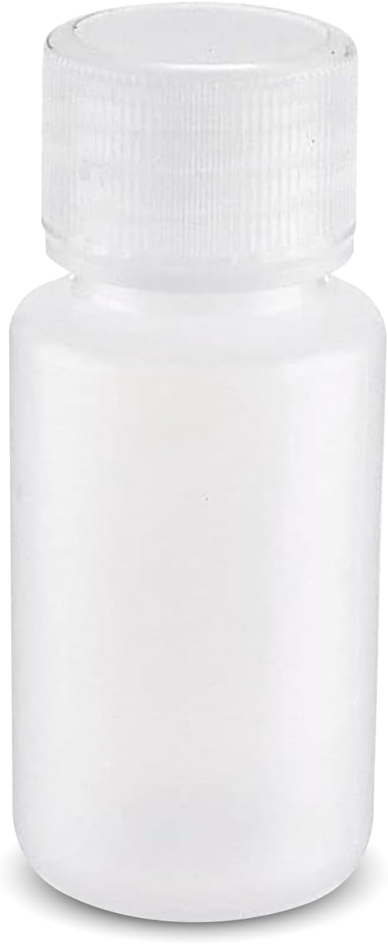 3 Oz Travel Bottles for Toiletries - Leak Proof Toiletry Bottles with Lined Polypropylene Lid - TSA Approved Travel Containers, Clear Screw Top Small Bottle for Liquids, Pack of 6