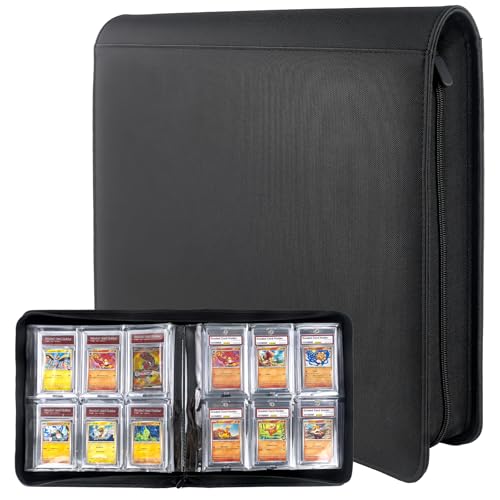 Brarvagur Slab Binder for Graded Cards 60 Slab Leather Storage Album
