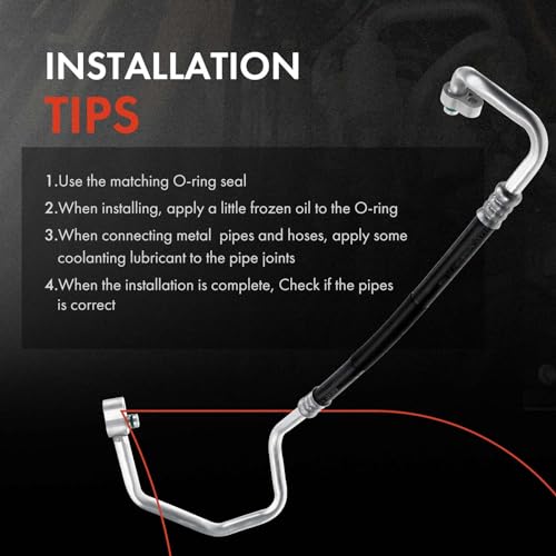 A-Premium A/C Discharge Line Hose Assembly Compatible with Volkswagen Jetta 2011-2015, Passat 2012, Beetle 2013-2015, L4 2.0L, Diesel, Compressor to Condenser by A-Premium - Image 6
