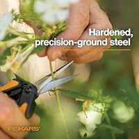 Fiskars 6" Steel Micro-Tip Pruning Scissors, Garden Snips for Small Plants — image 5