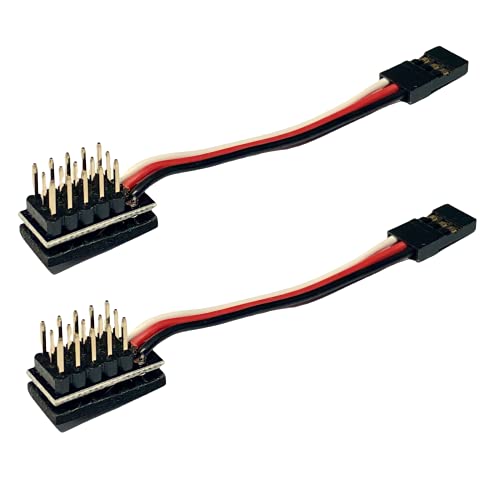 VUNIVERSUM 2X Stück Servo Kabel Verteiler 5 Fach 5in1 Splitter Lead 1x Female auf 5X Male HUB Adapterkabel Splitter für Multicopter LED ESC Quad Copter Drohne Modellbau VUNIVERSUM 2X Stück Servo Kabel Verteiler 5 Fach 5in1 Splitter Lead 1x Female auf 5X Male HUB Adapterkabel Splitter für Multicopter LED ESC Quad Copter Drohne Modellbau