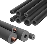Pipe Insulation Foam Tube - 1-1/4'Foam Tubing for AC Unit, Guitar Stands, Exercise Machine Handle and Roof Rack (1-1/4'ID X 3/8'TK)