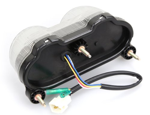 Integrated Sequential Led Tail Lights Clear Lens For 1998-2005 Kawasaki Ninja Zr7(S) Zx-6R Zx-9R Zzr600 #TOP2