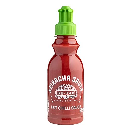 Go-Tan - Salsa Sriracha Mayo, Condimento con toque Picante, Mezcla Sriracha y Mayonesa - 215ml