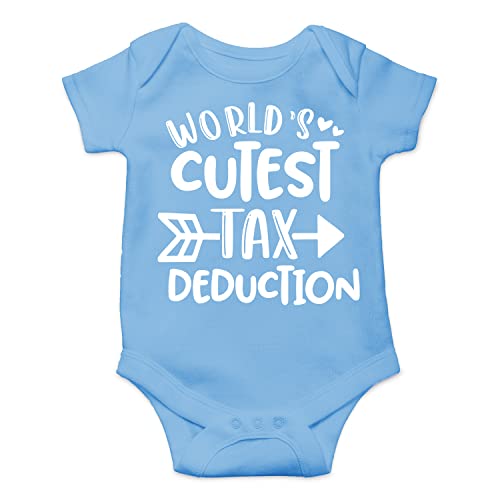 Image of Belle Homie World's Cutest Tax Deduction - Funny Baby Essentials Bodysuit - Baby Girl Clothes Newborn Romper