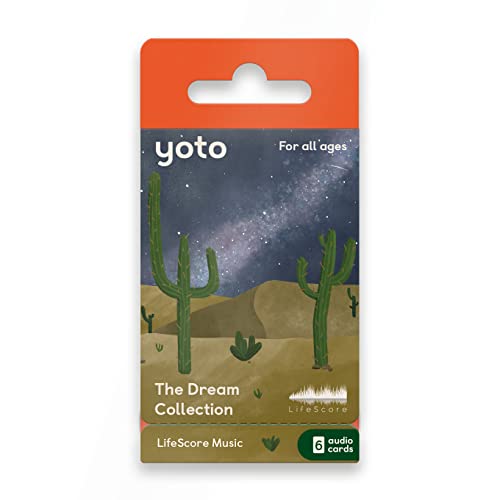 Image of Yoto The Dream Collection by LifeScore – 6 Kids Musical Cards for Use with Player & Mini Audio Device, Educational Screen-Free Listening with Relaxing Naptime & Bedtime Music for Winding Down