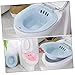 TOYANDONA Bidet Toilet Seat Bidet Pregnant Women Wash Basin Sitz Bath Toilet Disabled Bidet Pregnant Woman Plastic Postpartum Bath Chair Blue Sitz Bath Folding Toilet