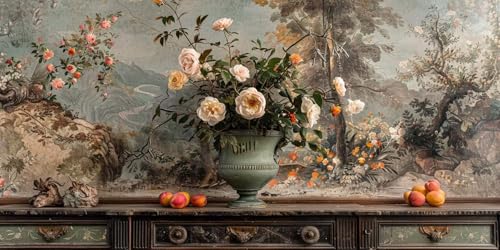Diamond Painting Prunes de Fleurs 90x180 cm - Kit Broderie Diamant 5D