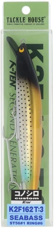 Tacklehouse K-Ten Second Generation K2F T:3 6.4 inches (162 mm), 1.5 oz (43 g)