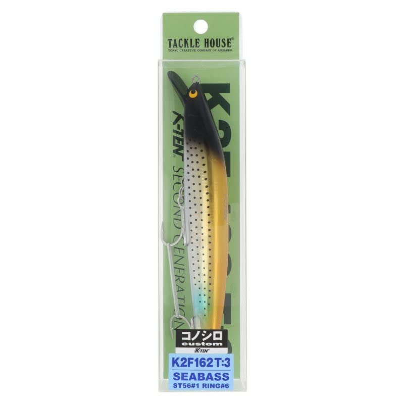 K2F162T:3 イエロー & K2F162T:13 ブラック ルアー Amazon | タックルハウス(Tacklehouse) K-TEN セカンド