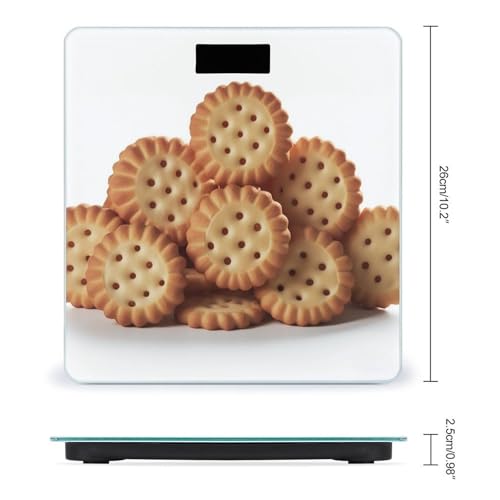 Báscula digital de baño Food Chip Biscuits peso preciso miniatura 2