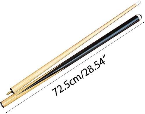 Taco de billar de madera 145 cm 2 piezas para niños y adultos miniatura 5