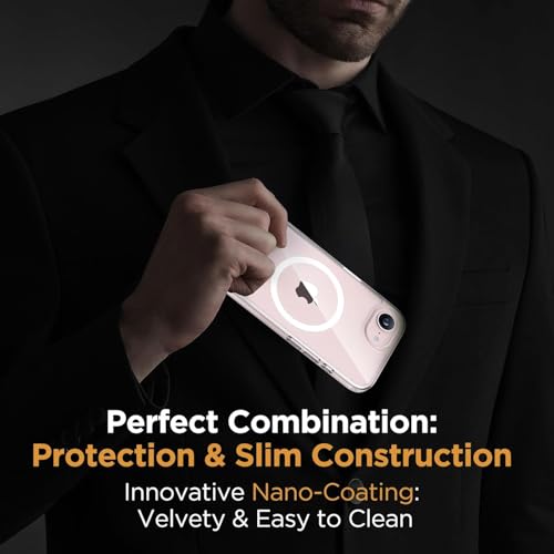 Image of DIZORO Crystal Clear Magnetic Compatible with iPhone 17e / iPhone 16e Case with Anti-Yellow Anti-Scratch Shockproof Transparent Cover