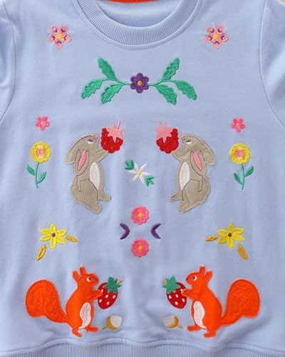 Image of Hongshilian Unisex Kids Cute Cartoon Cotton Sweater Shirt