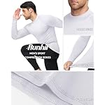 Runhit Men's Compression Shirts Long Sleeve Mock Turtleneck Undershirts Quick Dry Athletic Workout Running Base Layer - Image 3