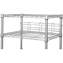 Materro Shelf Side/Back Ledge, 24 in., Chrome, PK2