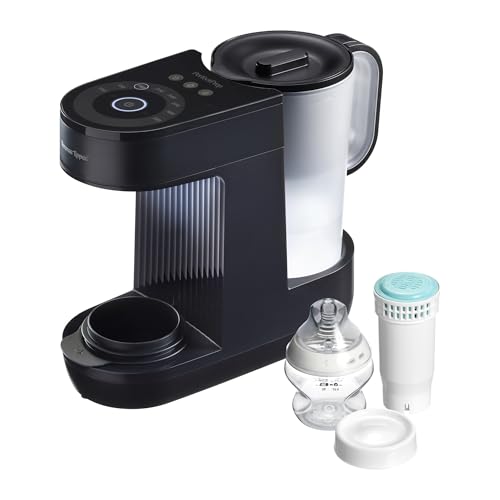 Tommee Tippee Perfect Prep, Preparador de Biberones, para un Biberón a Temperatura Corporal en 90 Segundos*, de Día y de Noche, con Filtro Antibacteriano y Asistencia de una Aplicación
