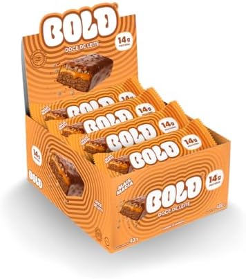 Bold Barra de Proteína Doce de Leite 40g (12 Unidades)