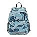 Isaoa Rucksack mit Zügeln für Jungen und Mädchen, Tintenfisch, Wale, Delfin, Qualle, Kinder-Rucksack, Tagespflegetasche, Vorschule, Kinderzimmer, Reisetasche mit Brustclip