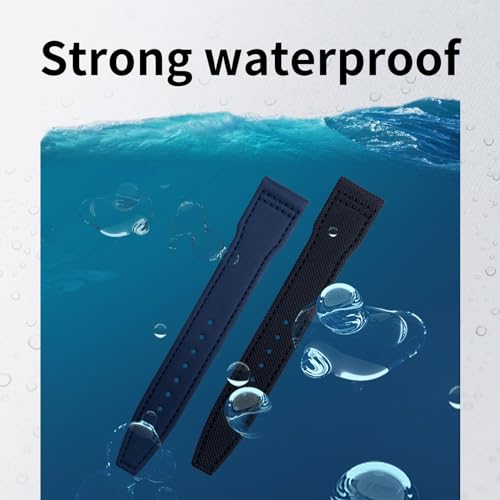 20mm 21mm 22mm Nylon Canvas Leather For Strap 18 IW3777 Wristband2