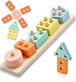 Jouet Montessori Éducatif pour Bébé 18 Mois 1 2 3 Ans Enfant – Garçons et Filles, Jeux à E...