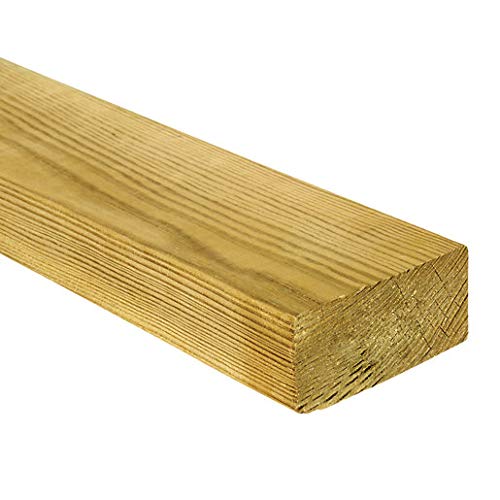 C24 Sawn Treated Timber Joist 45x95mm 1.2M (4x2 Inch) Pack of 1