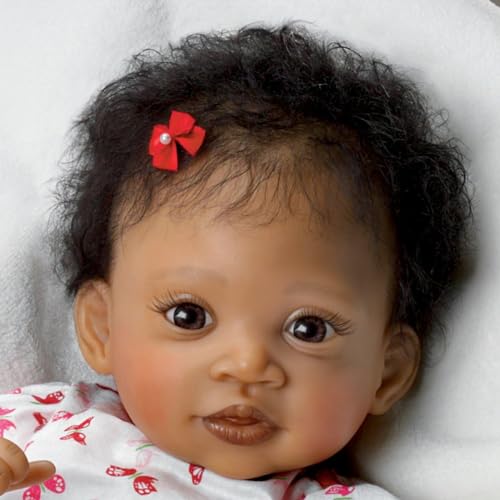 Muñeca interactiva afroamericana de 19 pulgadas miniatura 3