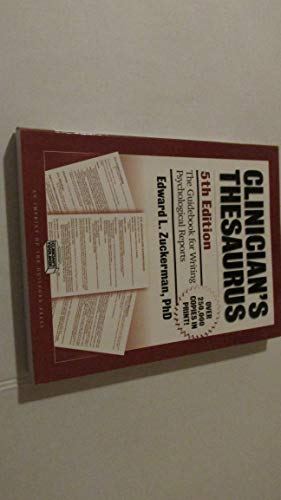 Clinician's Thesaurus, 5th Edition: The Guidebook for Writing Psychological Reports