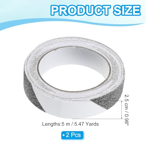 Image of PATIKIL Anti Slip Traction Tape 6.47 Yards x 1 inch, 2 Pcs Adhesive Grip Tape Safety Non Skid Tread Tape for Floor Wall Walk Stairs Steps Scooter Deck, Multicolored