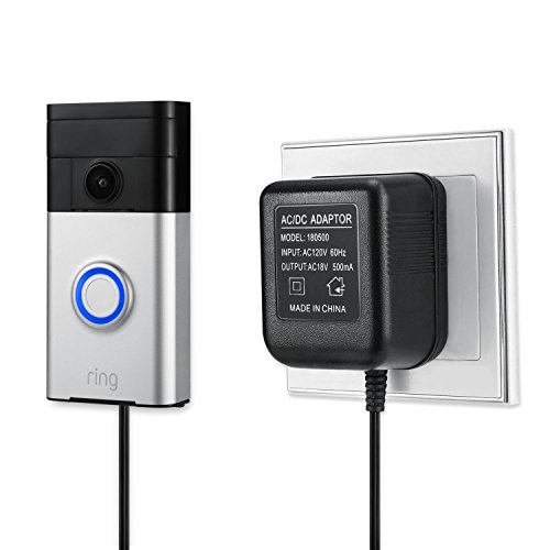 Power Supply Adapter for Ring Doorbell - Battery & Video Door Bell Pro Adapter, Multi-Device Compatible