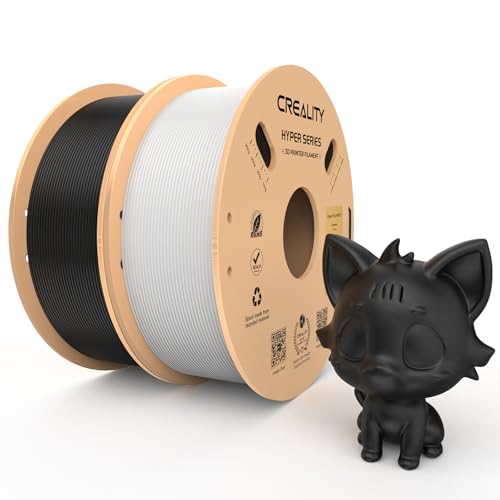 Creality Hyper PLA Filament for 3D Printers 1.75 mm 2 kg High Speed PLA 30-600 mm/s, Dimensional Accuracy +/- 0.02 mm, C
