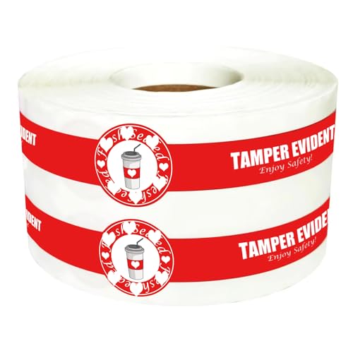 Safe Secure Tamper Evident Seals for Christmas Drink Beverage Lids 1