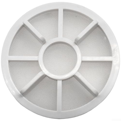 Filtro HEPA de repuesto para estación de aspirador robot Dreame S30 S40, filtros de polvo lavables, fácil instalación, blanco y negro, paquete de 2 (2 unidades, blanco)