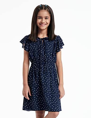 Image of A.T.U.N. All Things Uber nice Girl's Polyester Fit & Flare Dress