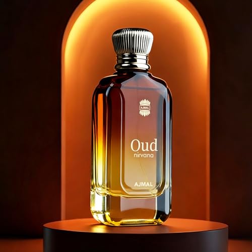 Image of Ajmal | Oud Nirvana - 100 ml | Unisex Eau De Parfum | Premium Perfume | Scent Spray | Long Lasting Perfume for Men & Women | Woody Oud, Smoky & Amber | Gift for Men & Women